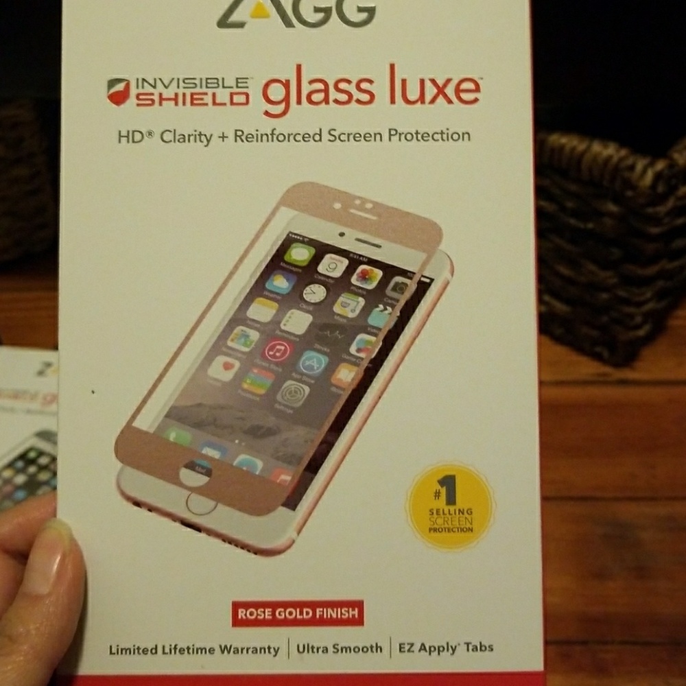 Zagg Invisible Shield - glass + luxe 6/6s/7s Plus